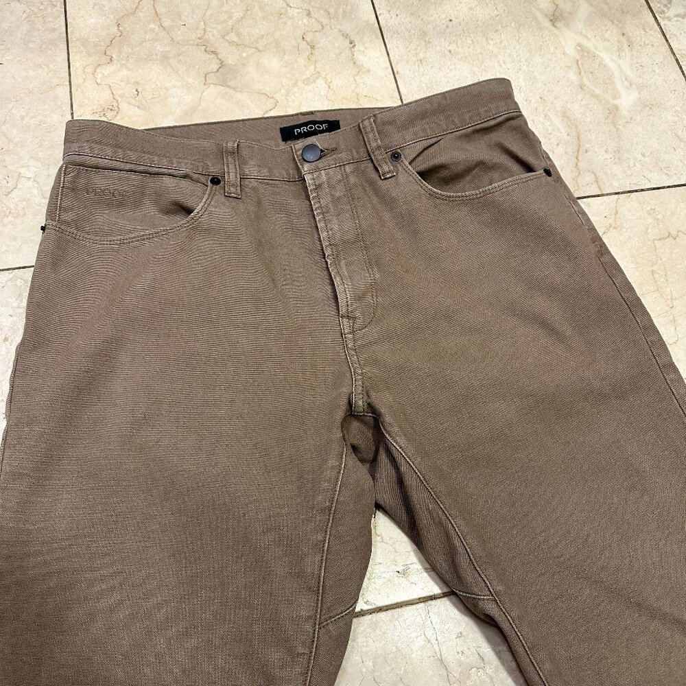 Brown Men's Straight Fit Pants